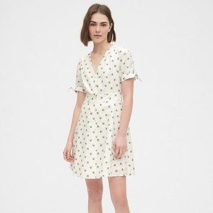 NWT Gap Tie-Sleeve Floral Dress